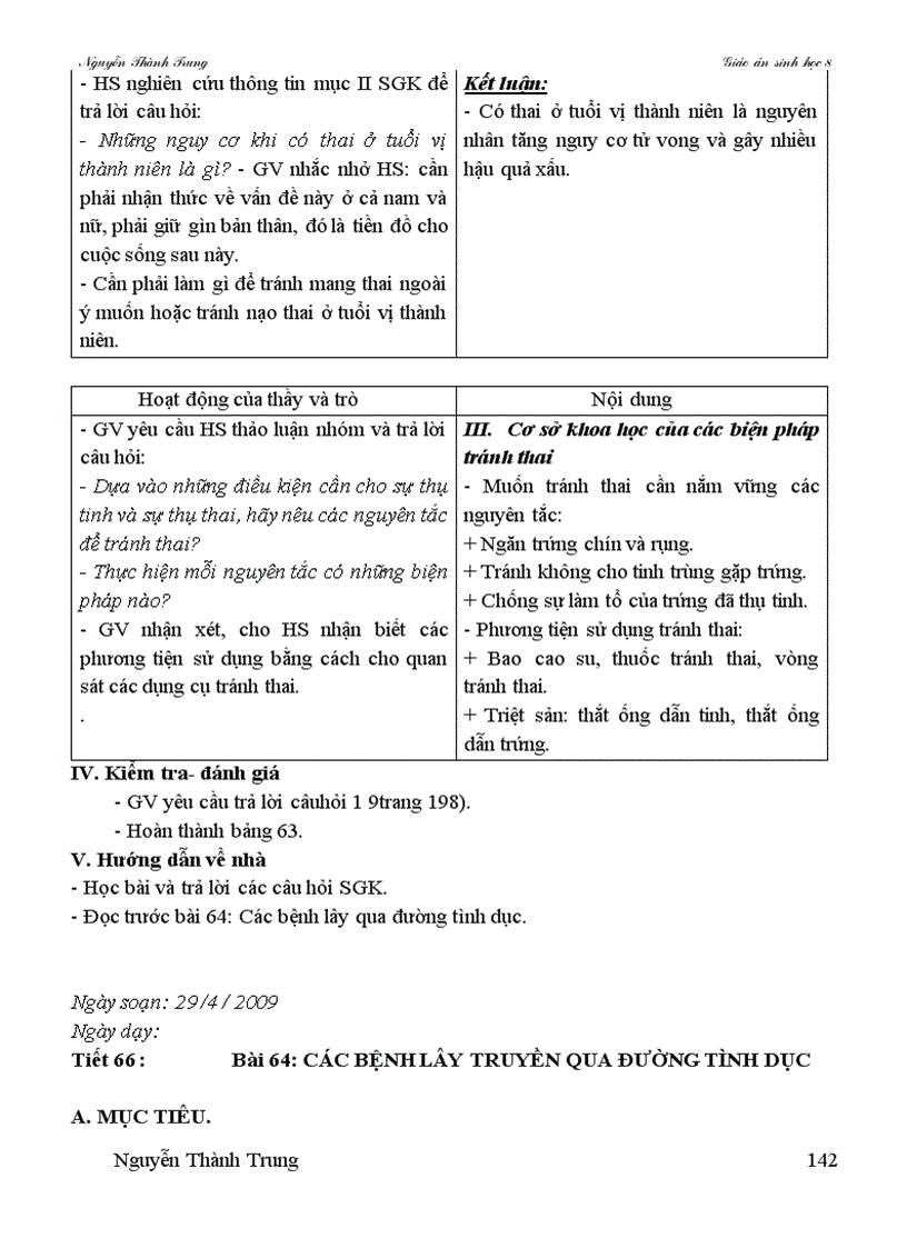 image for page Giao an sinh hoc 8 theo cktkn