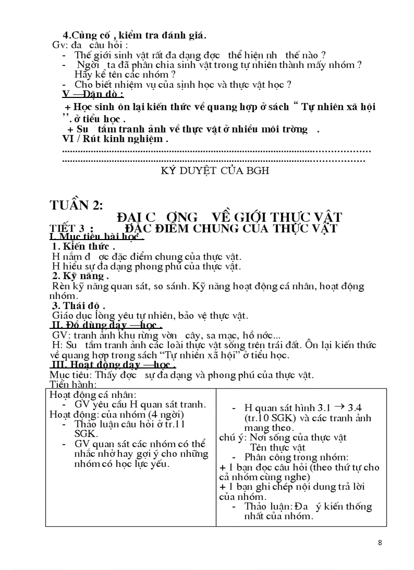 image for page Giáo án Sinh học lớp 6 từ tiết 1 64