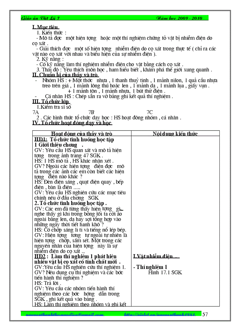 image for page Giao an vat li 7