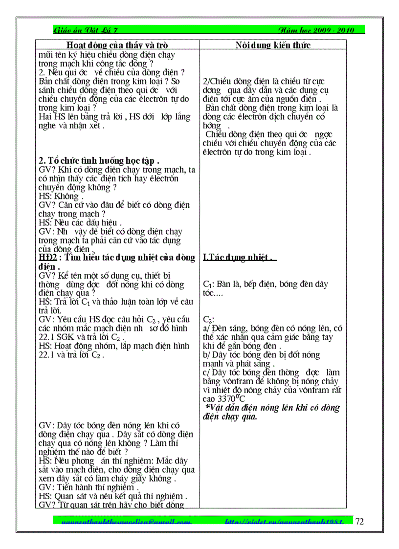 image for page Giao an vat li 7