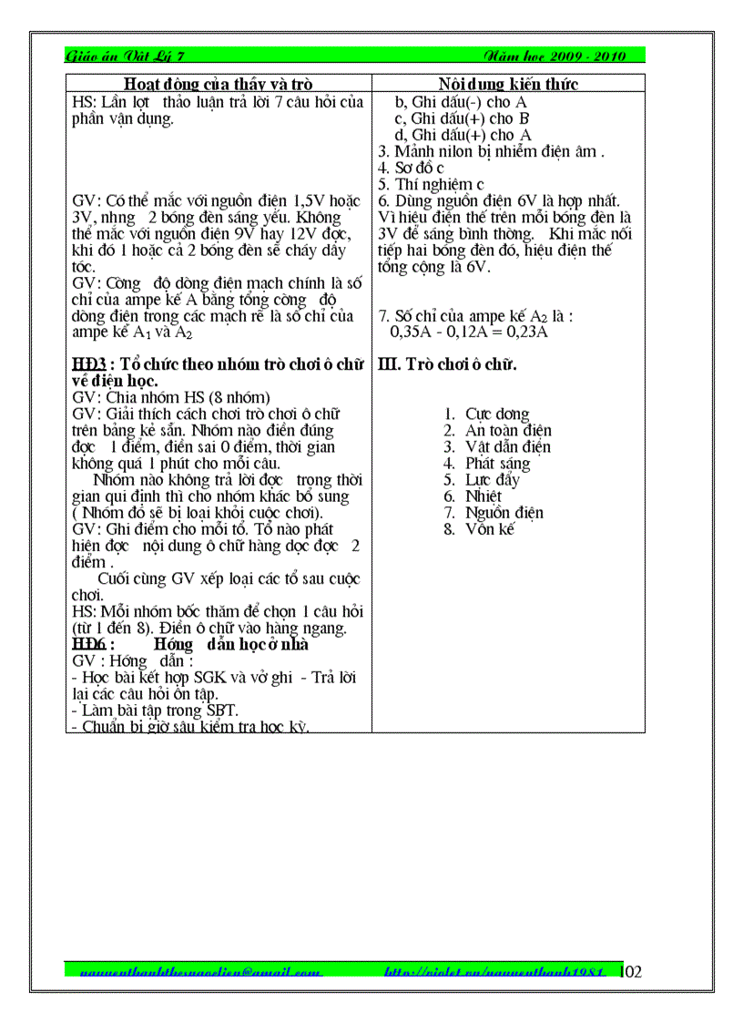 image for page Giao an vat li 7