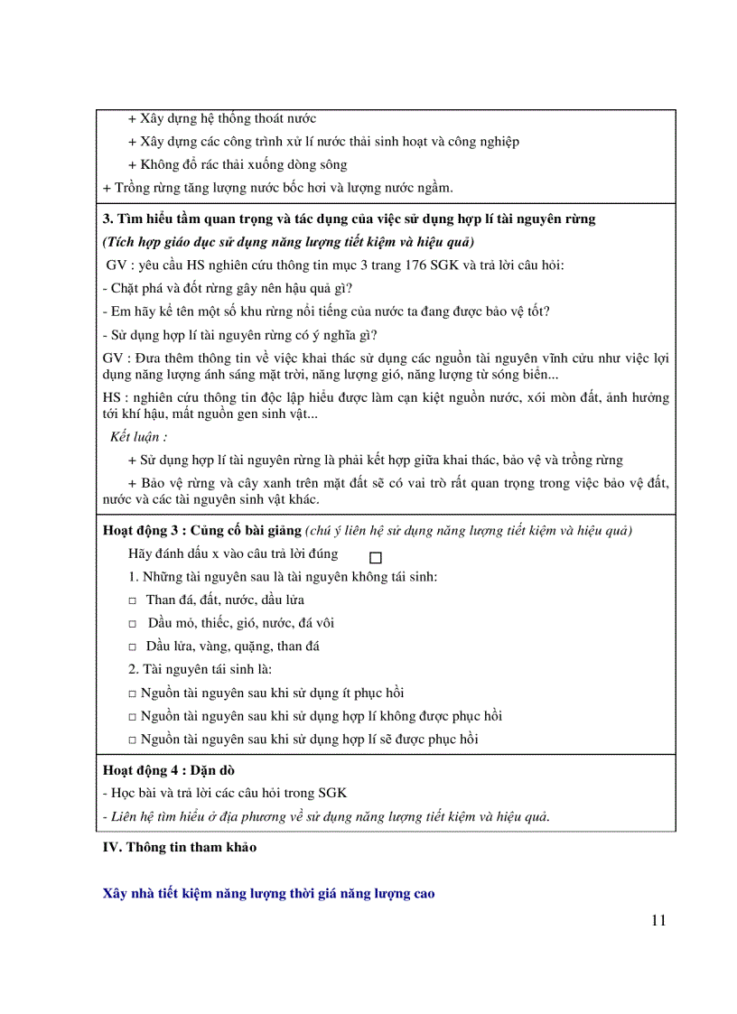 image for page Giáo dục sử dụng năng lượng tiết kiệm và hiệu quả qua bộ môn sinh học ở trường THCS