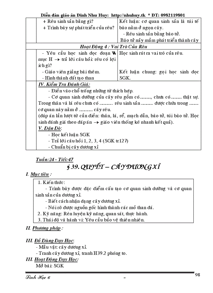 image for page Giao an sinh hoc lop 6 du bo rar