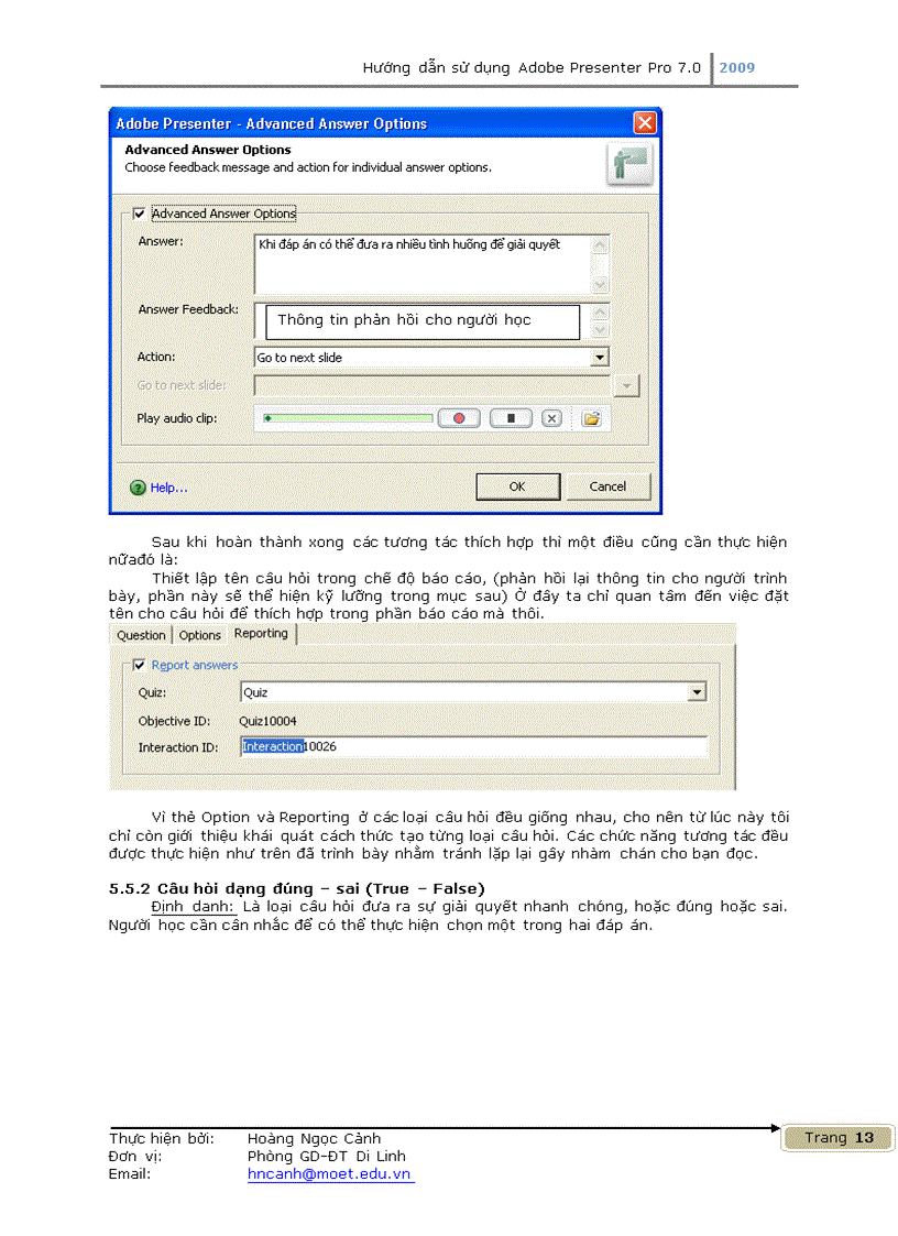 image for page Huong dan su dung phan mem Andobe presenter