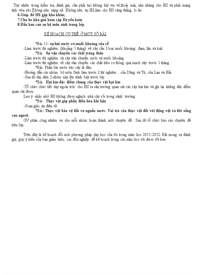 image for page Kế hoạch đổi mới phương pháp dạy học sinh 6