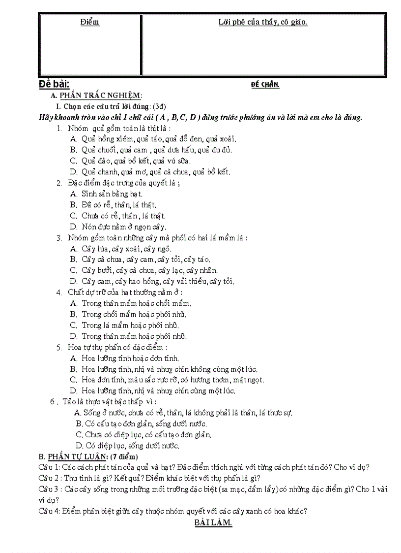 image for page Kt sinh hoc 6 kii co ma tran 08 09
