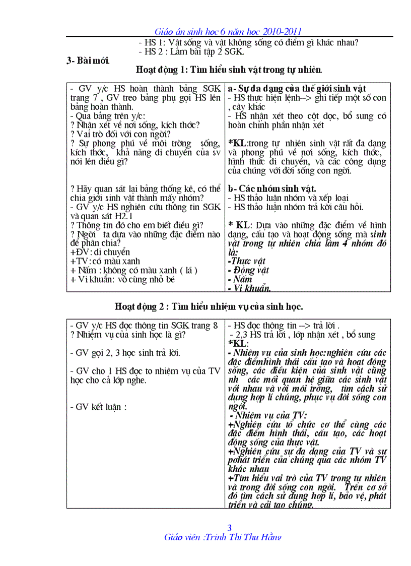 image for page Sinh 6 theo chuẩn kt