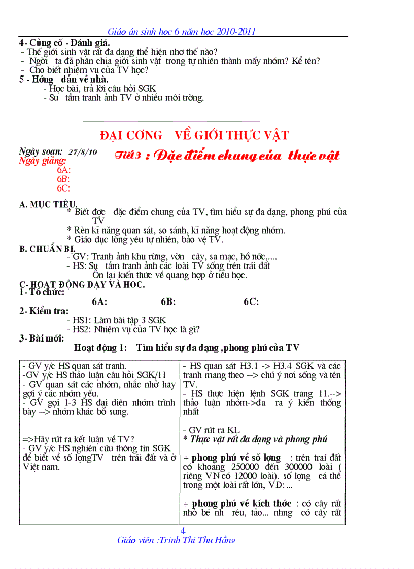 image for page Sinh 6 theo chuẩn kt