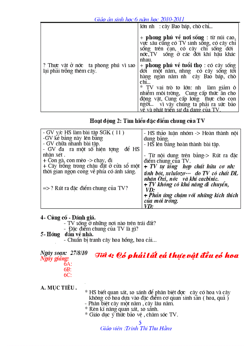 image for page Sinh 6 theo chuẩn kt