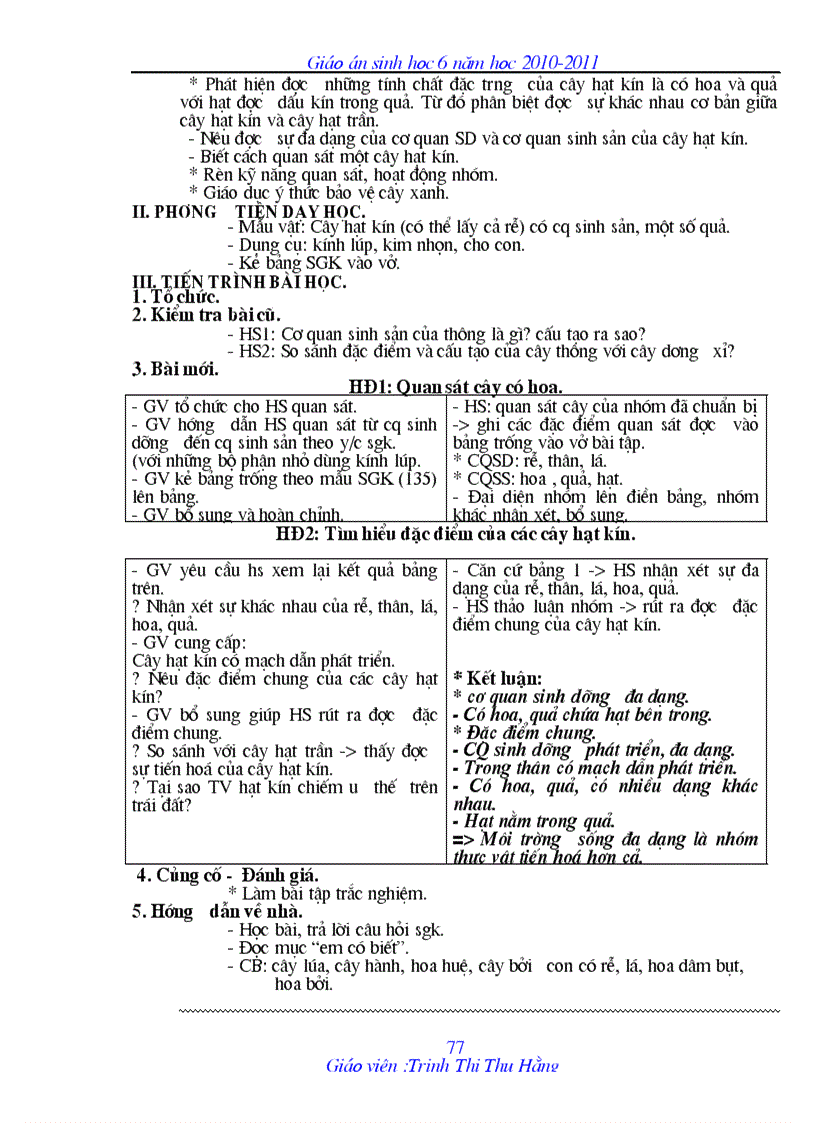 image for page Sinh 6 theo chuẩn kt