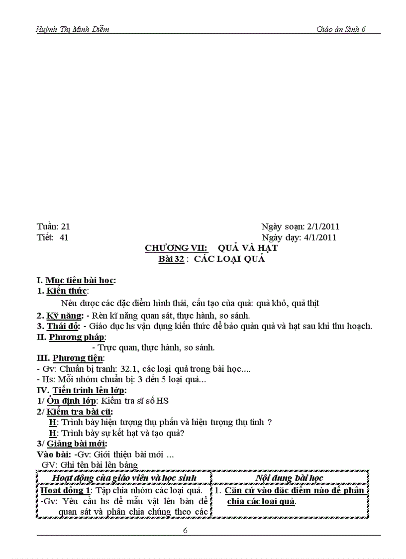 image for page Sinh 6 chuan kien thuc ki năng ki ii