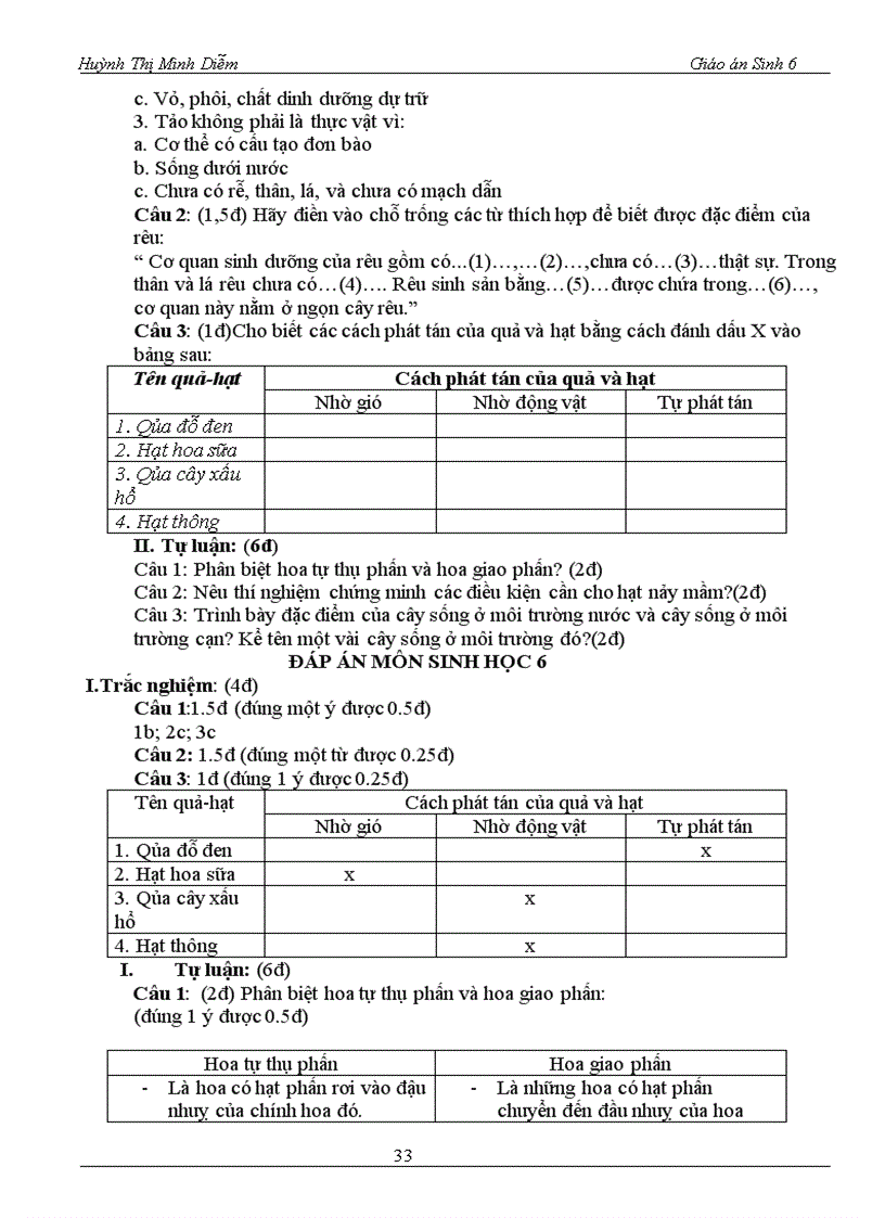 image for page Sinh 6 chuan kien thuc ki năng ki ii