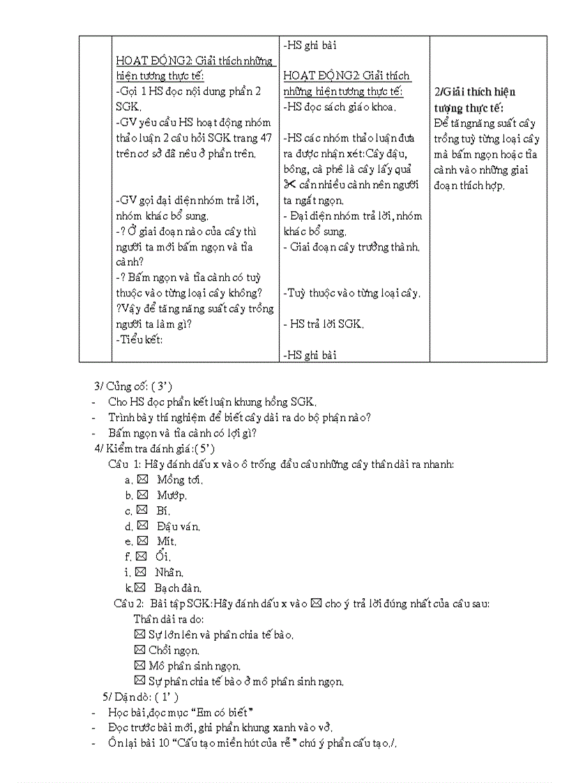 image for page Sinh 6 chuong III 3 cot hay va chuan