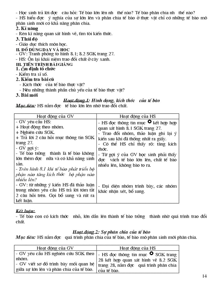 image for page Sinh 6 theo chuan kien thuc