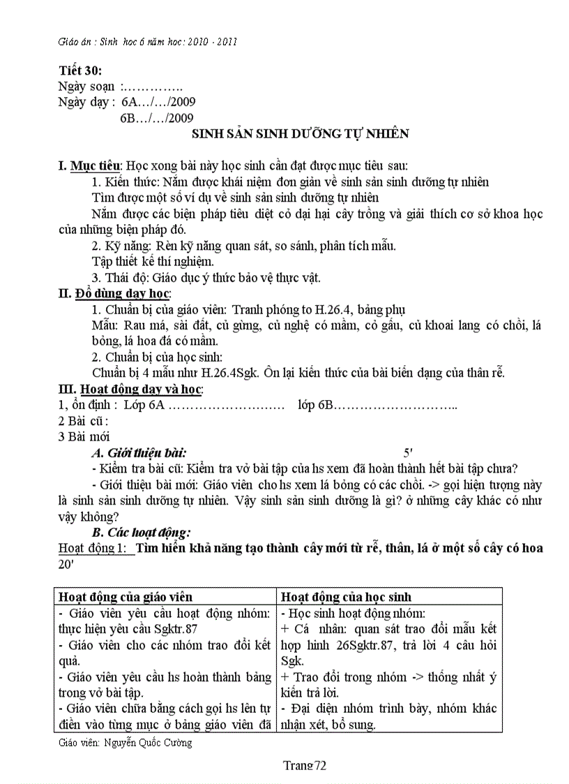 image for page Sinh 6 theo chuan kt 1