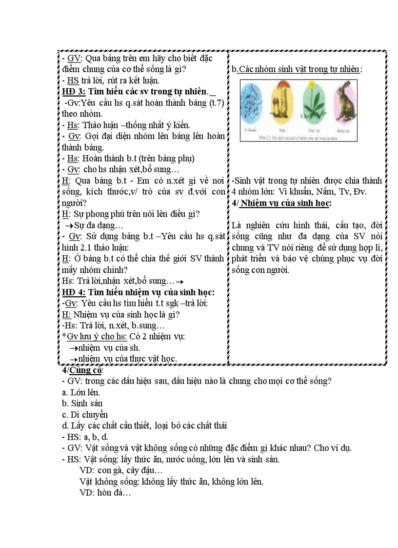 image for page Sinh hoc 6 chuan kien thuc ki năng