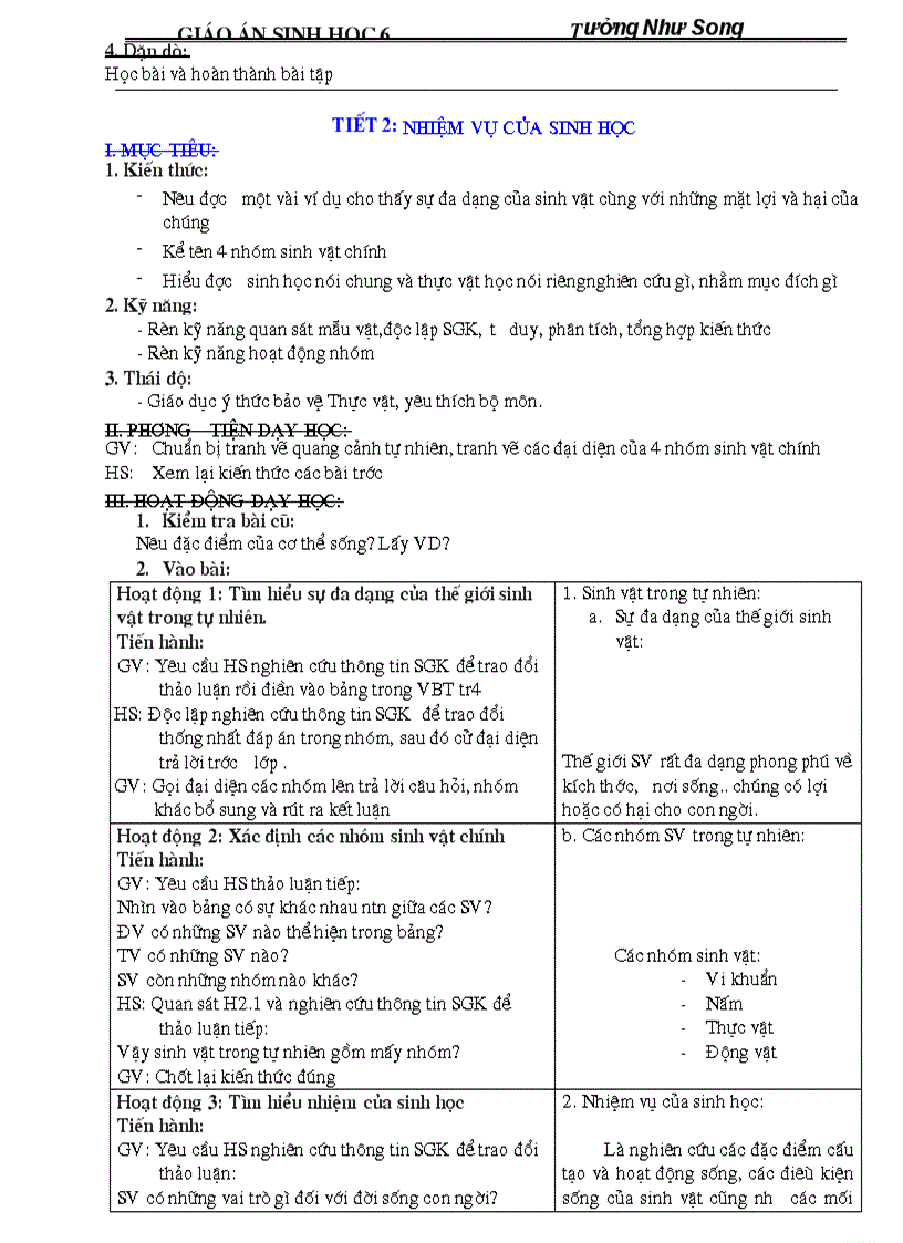 image for page Sinh hoc 6 theo chuan kt kn