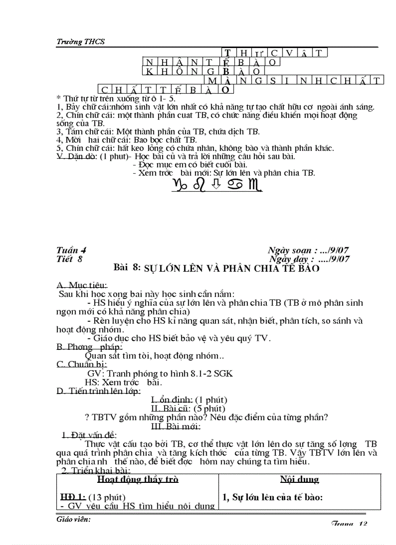 image for page Sinh vật lớp 6 hk1