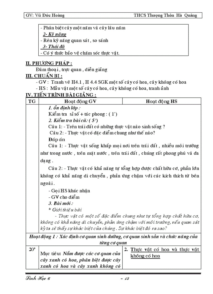 image for page Sinh6 HK I 2010 2011