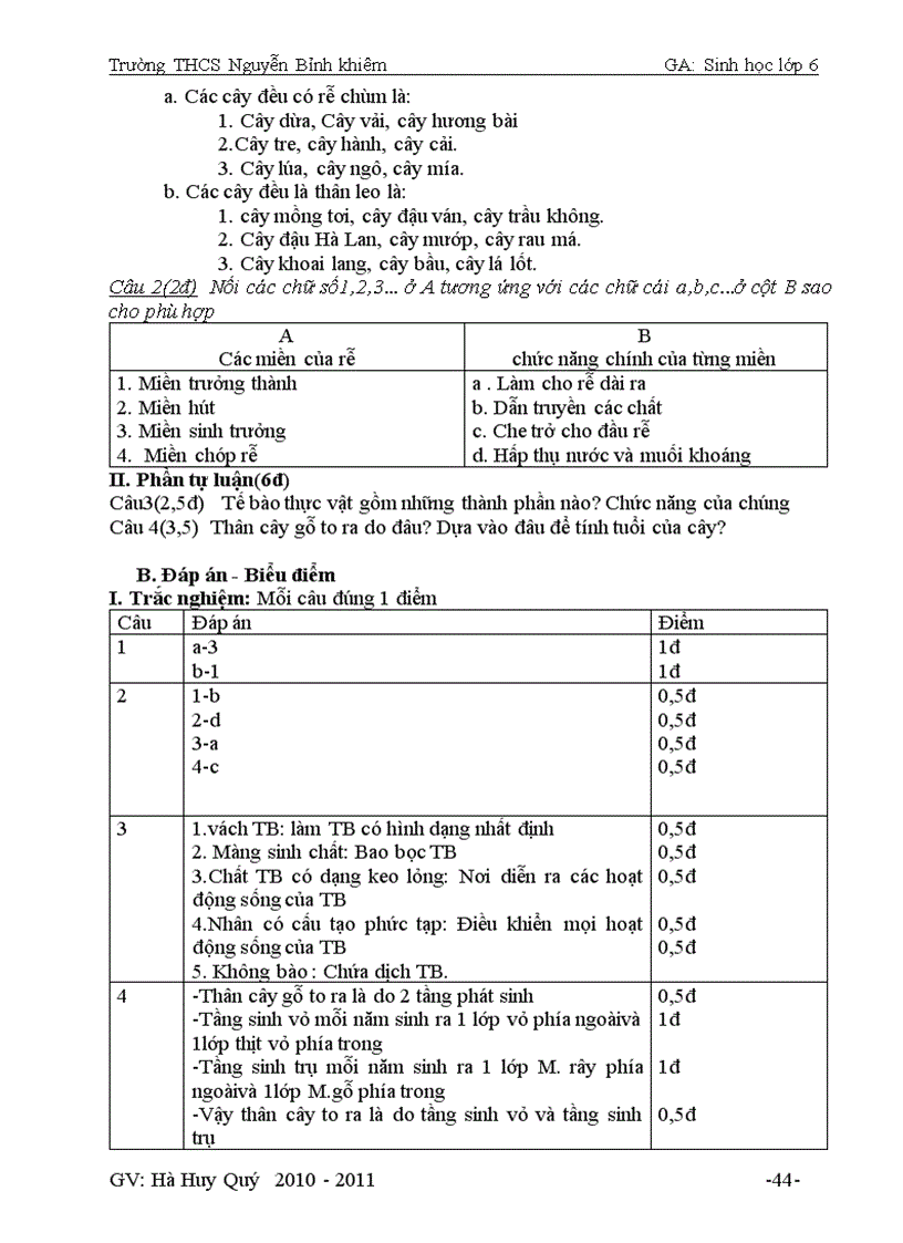 image for page Sinh học 6 kỳ i