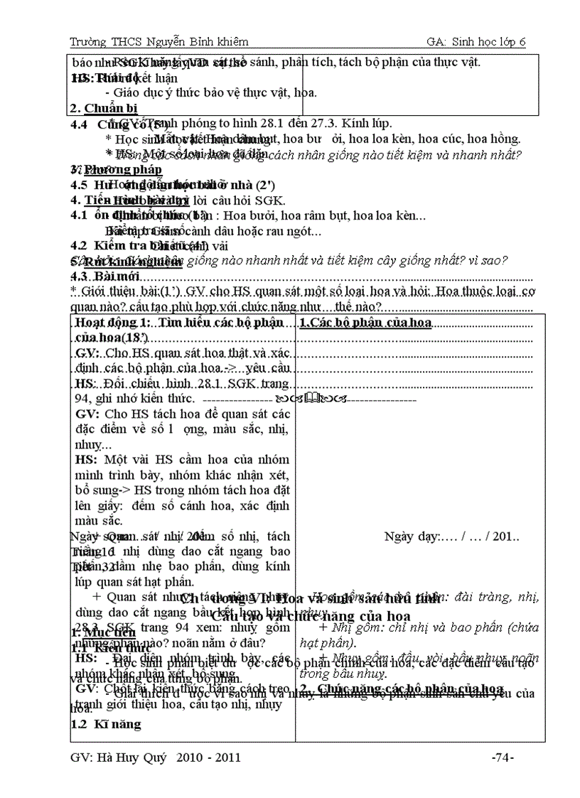 image for page Sinh học 6 kỳ i