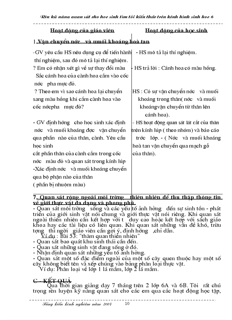 image for page SKKN rèn luyện QS kênh hình tốt