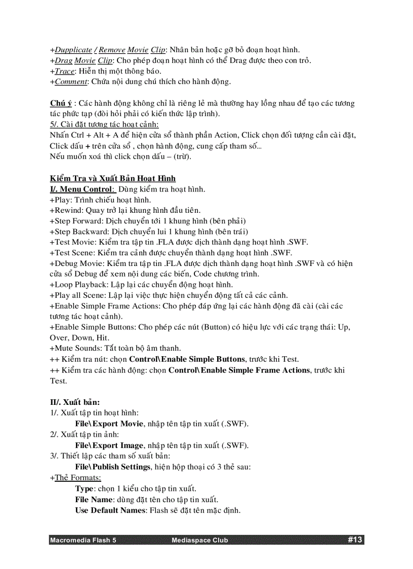 image for page Sử dụng tạo Flash