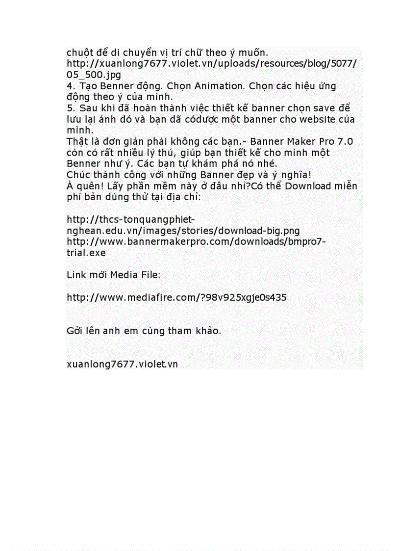 image for page Tạo banner