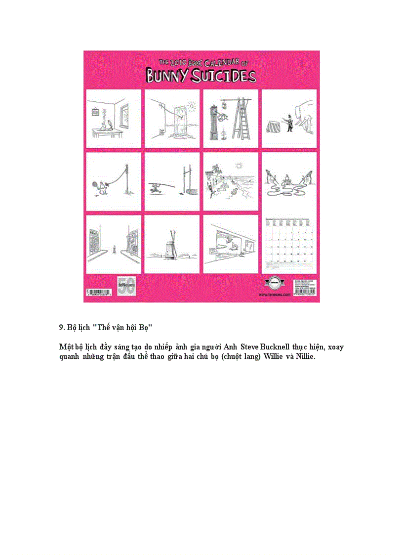 image for page 10 bộ lịch động vật năm 2010 sáng tạo