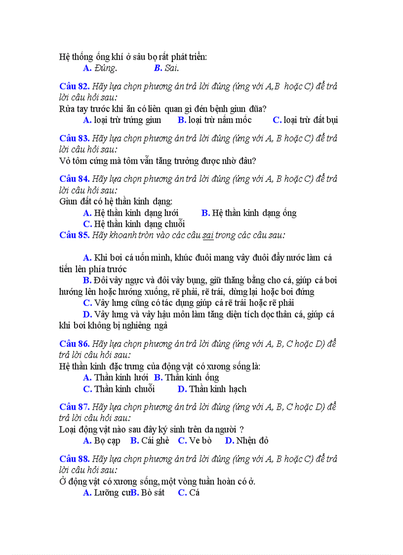 image for page 352 câu trắc nghiệm