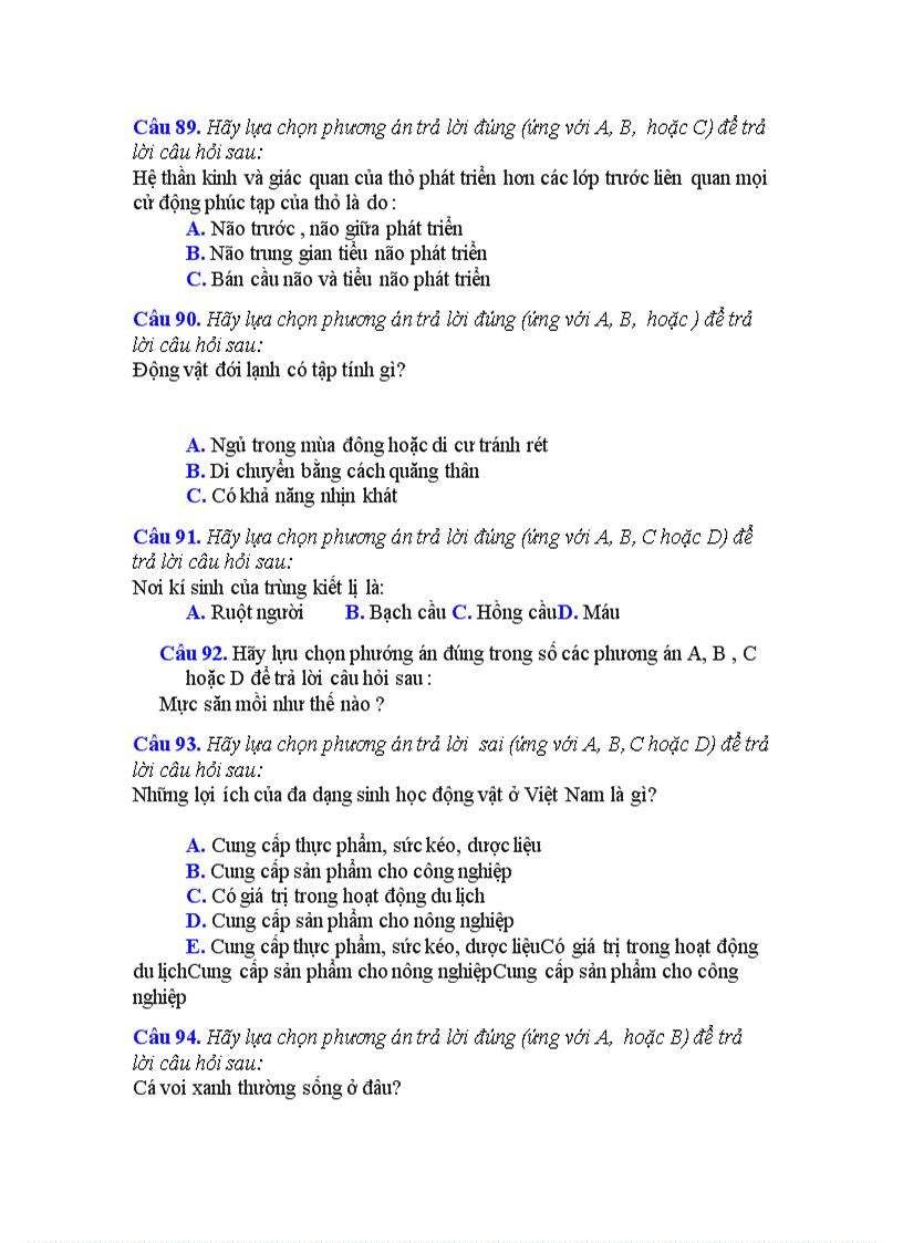 image for page 352 câu trắc nghiệm