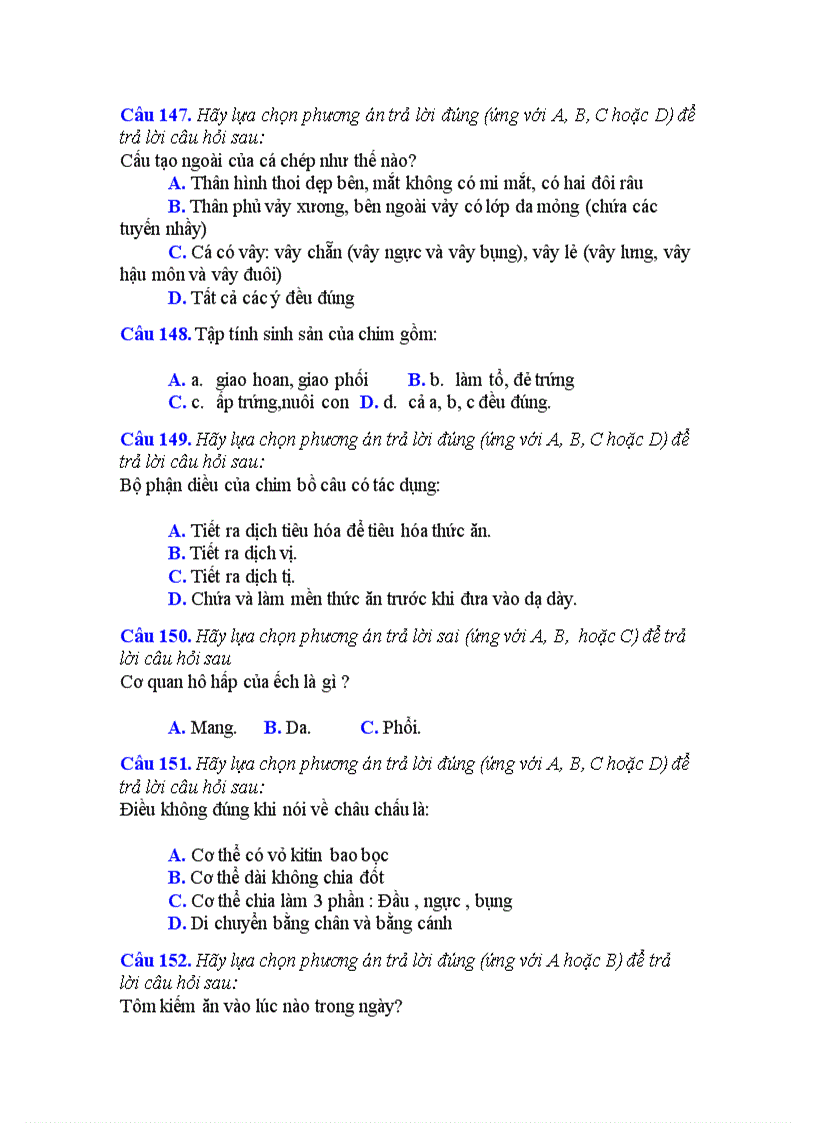 image for page 352 câu trắc nghiệm