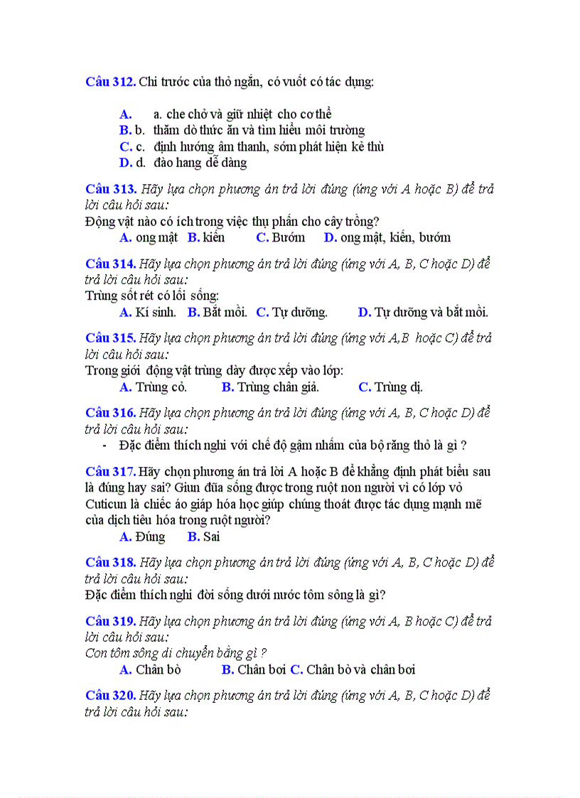 image for page 352 câu trắc nghiệm