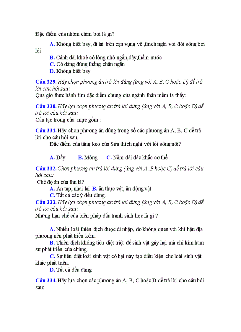 image for page 352 câu trắc nghiệm