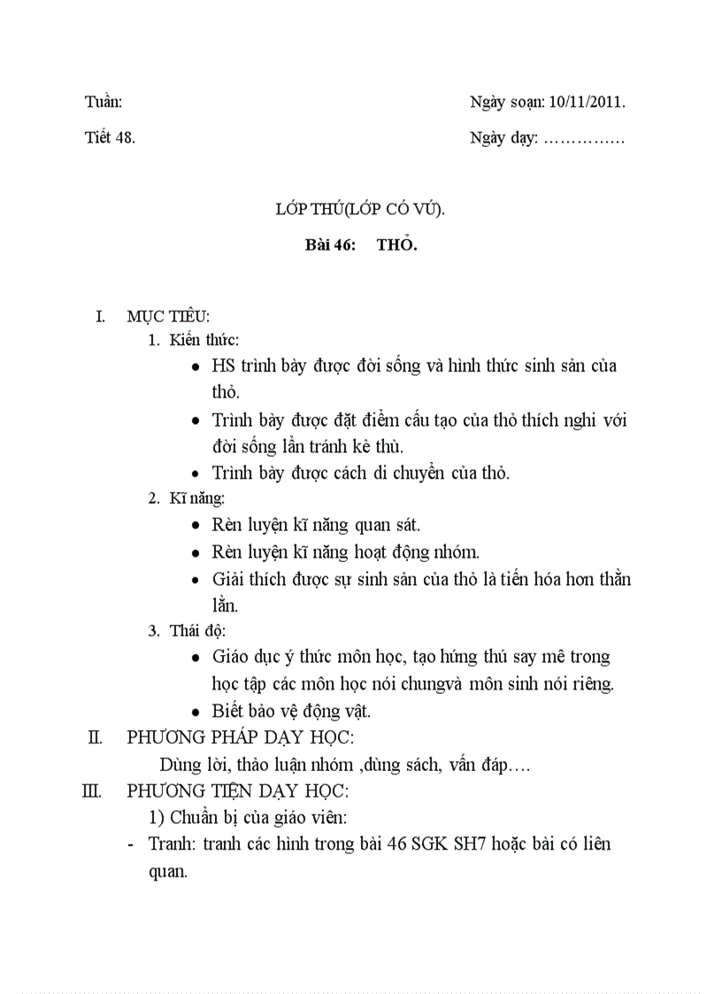 image for page Bài 46 thỏ