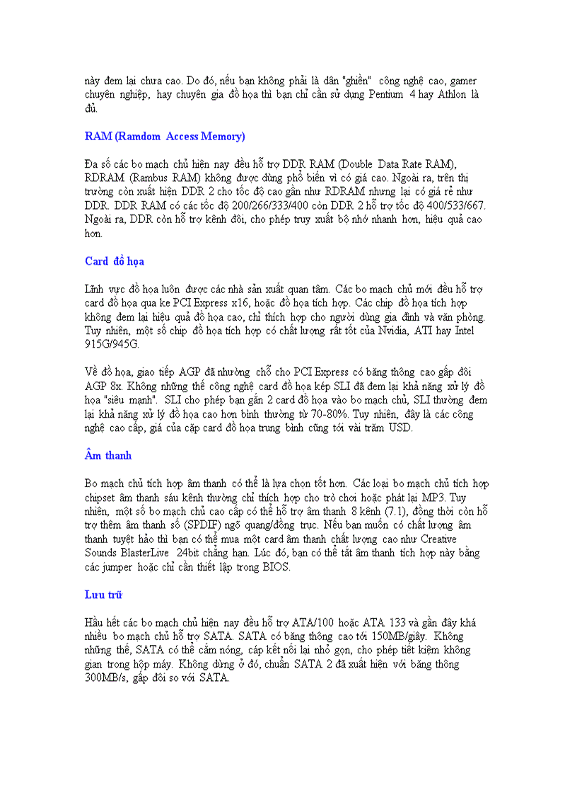 image for page Bí quyết lựa chọn bộ mạch chủ