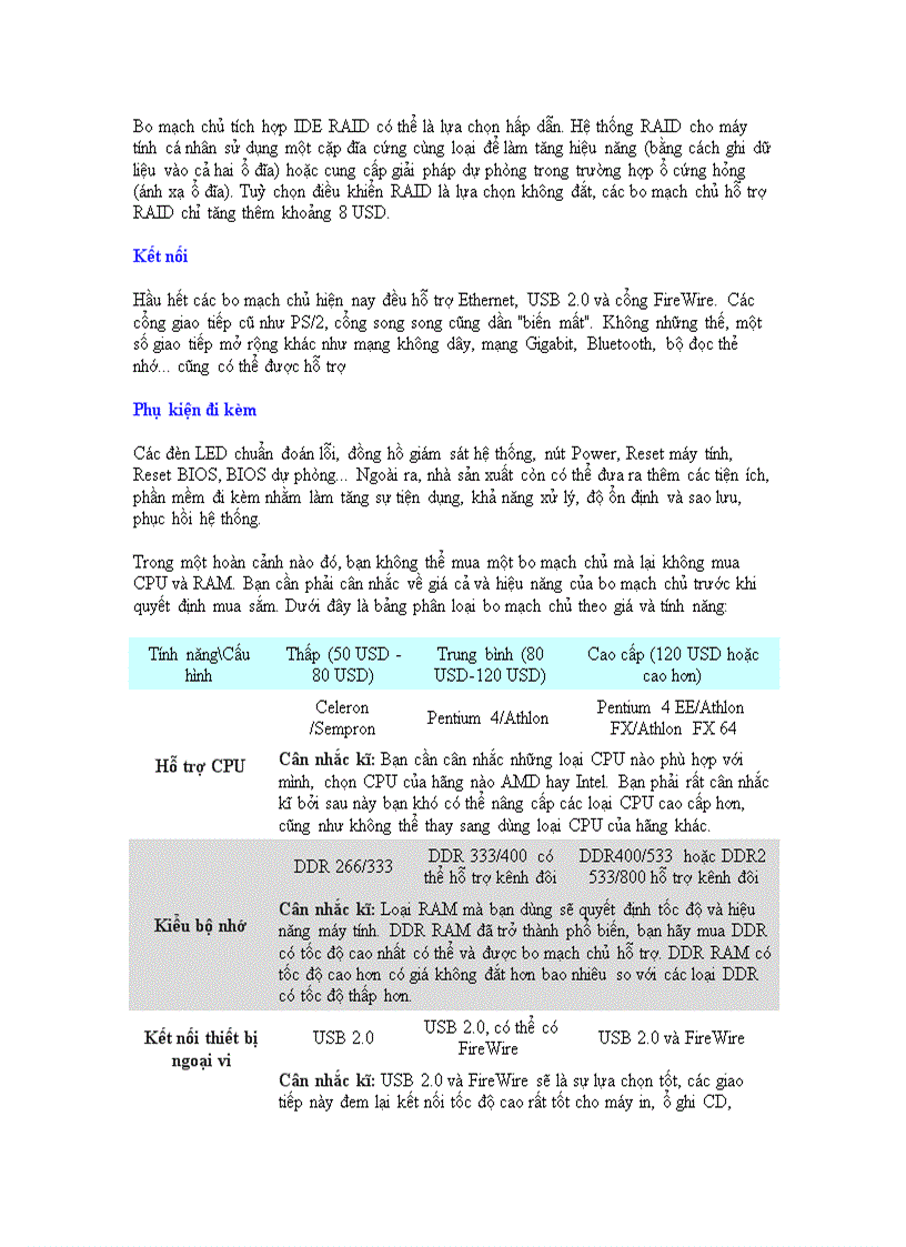 image for page Bí quyết lựa chọn bộ mạch chủ