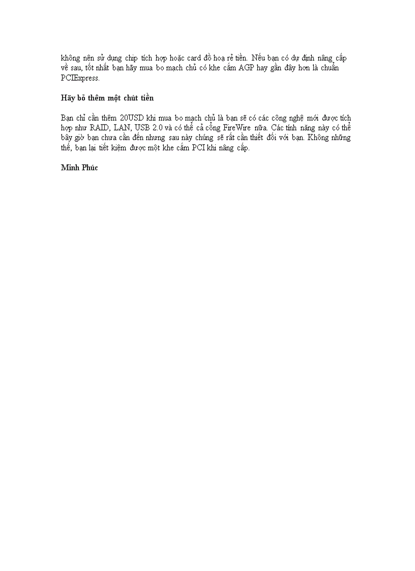 image for page Bí quyết lựa chọn bộ mạch chủ