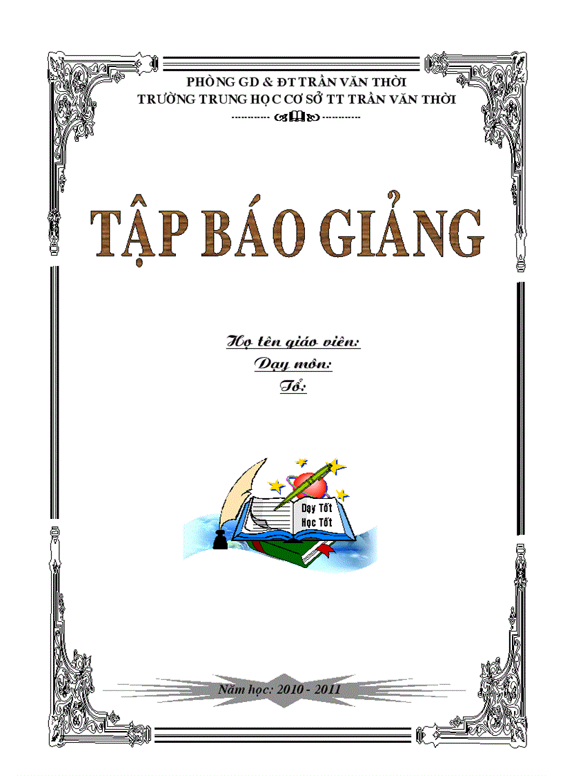 image for page Bìa báo giảng tuyệt đẹp