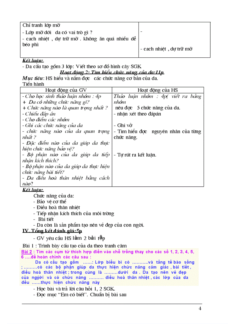 image for page Cấu tạo và chức năng của da