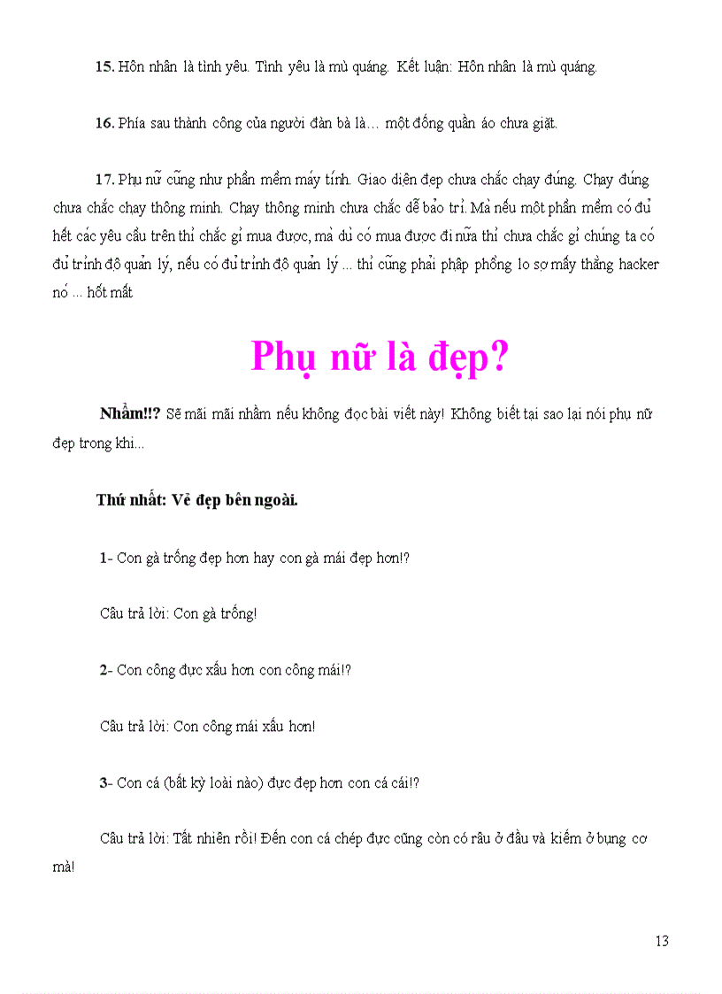 image for page Đàn ông nên cần biết về phụ nữ