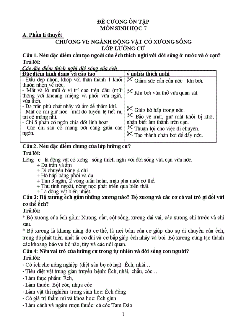 image for page Đề cương ôn tâph học kỳ ii