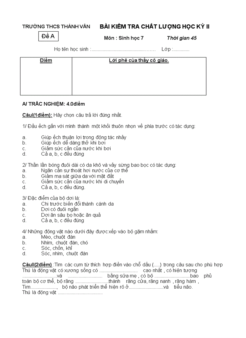 image for page Đề thi HKII Thanh Hóa