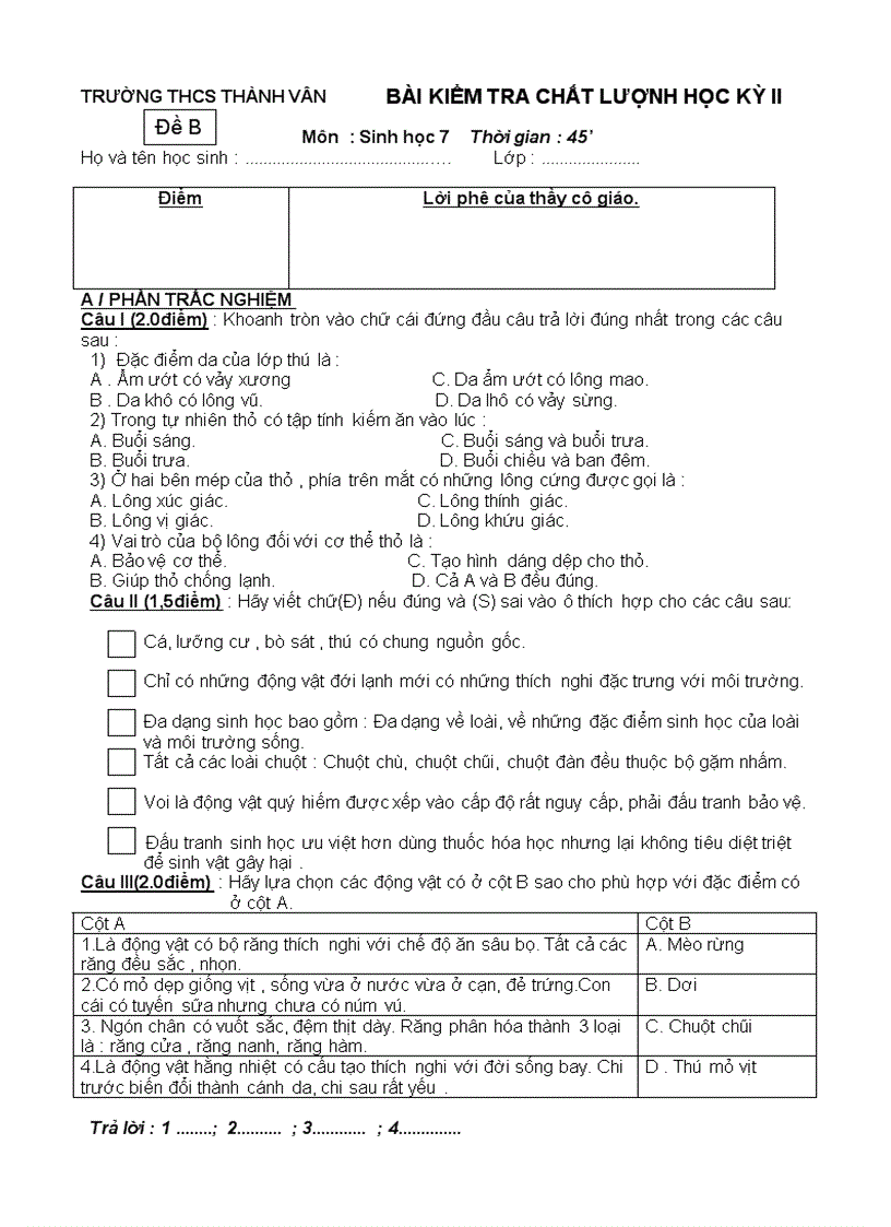 image for page Đề thi HKII Thanh Hóa