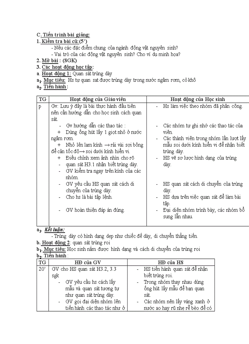 image for page GA SINH 7 TUẦN 3 đến TUẦN 7