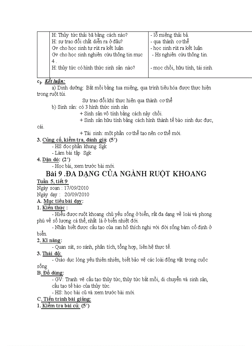 image for page GA SINH 7 TUẦN 3 đến TUẦN 7