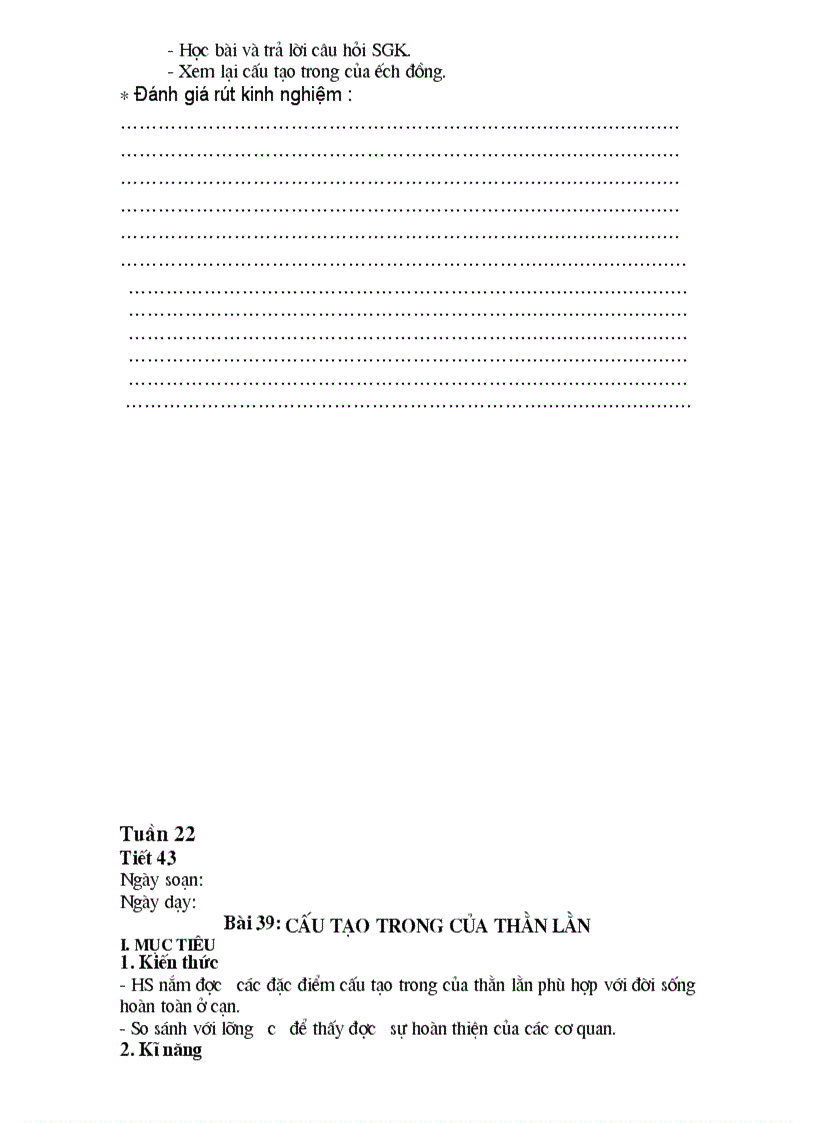 image for page Ga sinh học 7 hkii 2011 2012 4 cột