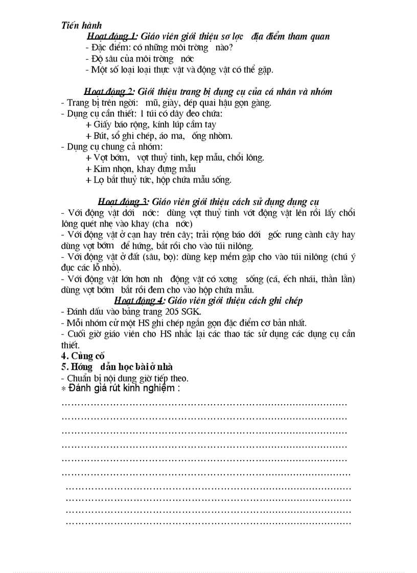 image for page Ga sinh học 7 hkii 2011 2012 4 cột