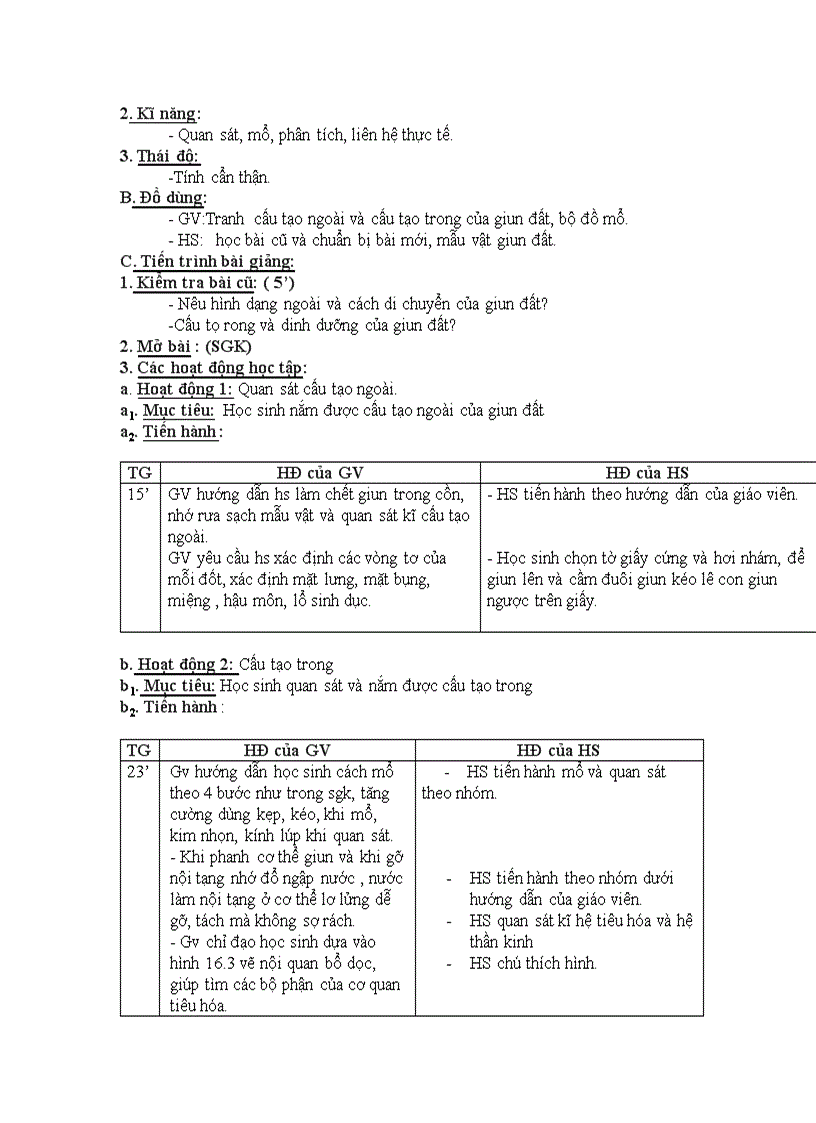 image for page GA SINH HOC 7 TUẦN 8 đến TUẦN 11