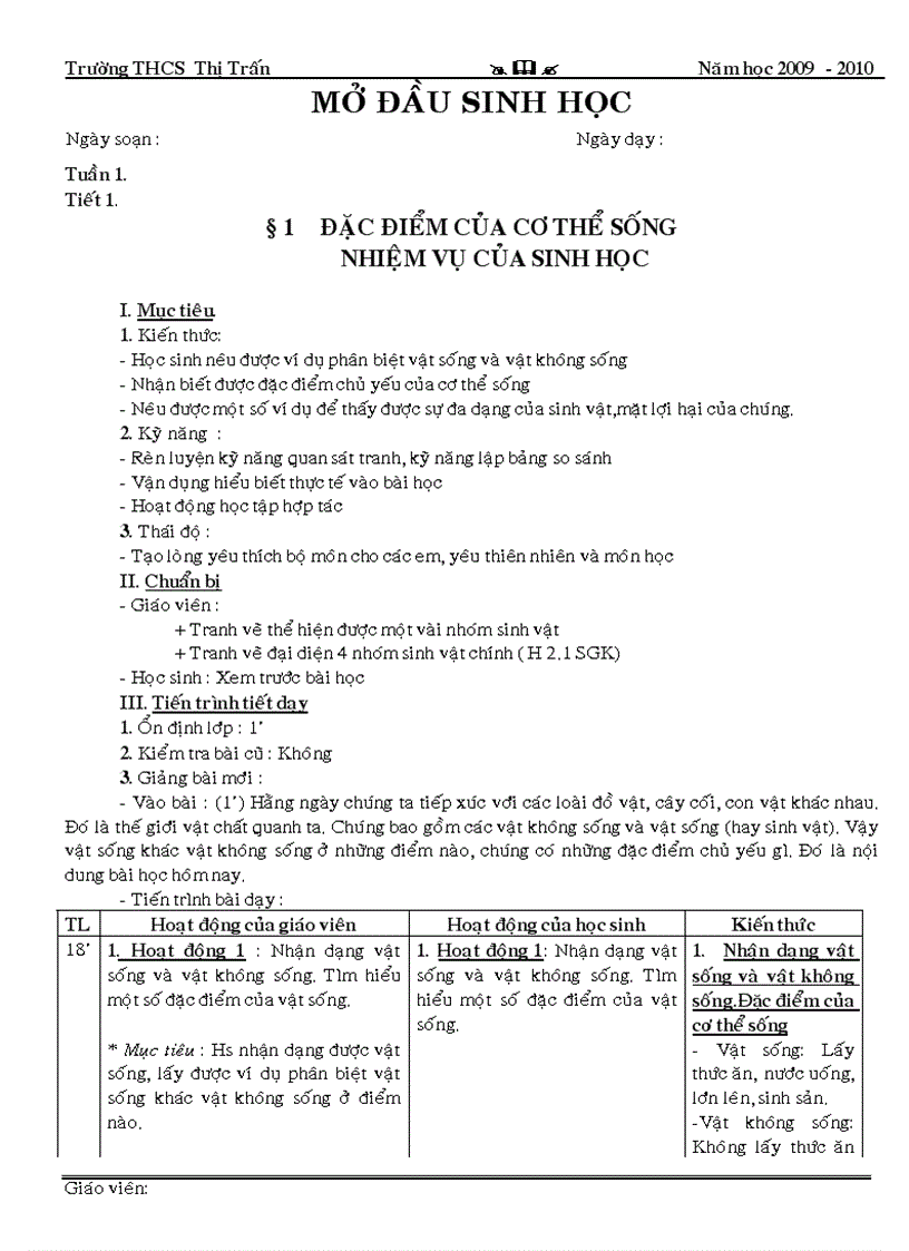 image for page Giao an mon sinh hoc 6 T1 den T7